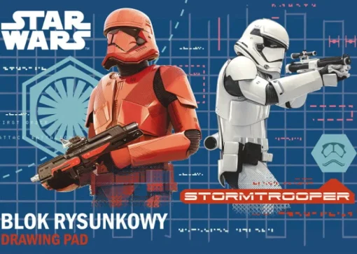 MAJEWSKI Blok rysunkowy A4 20k STAR WARS