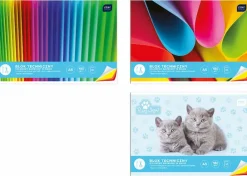 INTERDRUK Blok techniczny kolorowy A3 20k 180g barwiony w masie p5 mix cena za 1szt
