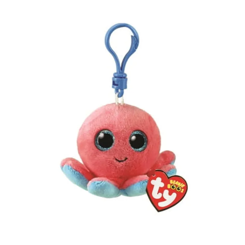 TY INC. Brelok pluszak TY Beanie Boos SHELDON ośmiornica 8,5cm 35255