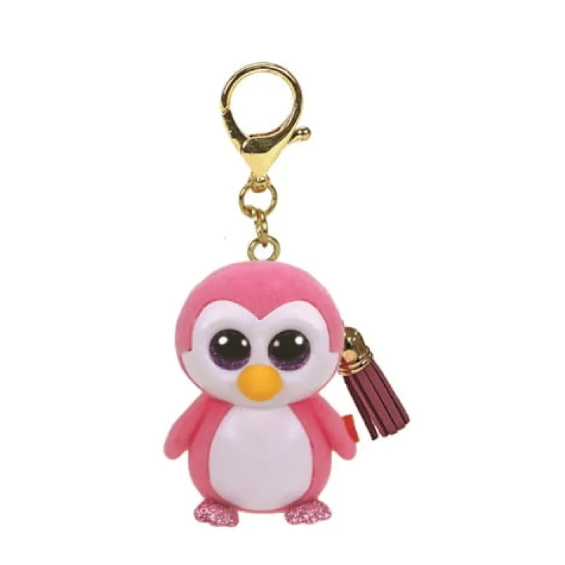 TY INC. Brelok różowy pingwin TY Mini Boos clip GLIDER 25072