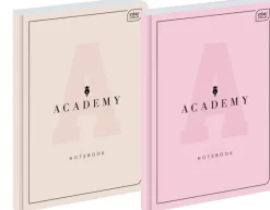 INTERDRUK Brulion A4 96k kratka M 90g ACADEMY pastel mix cena za 1szt