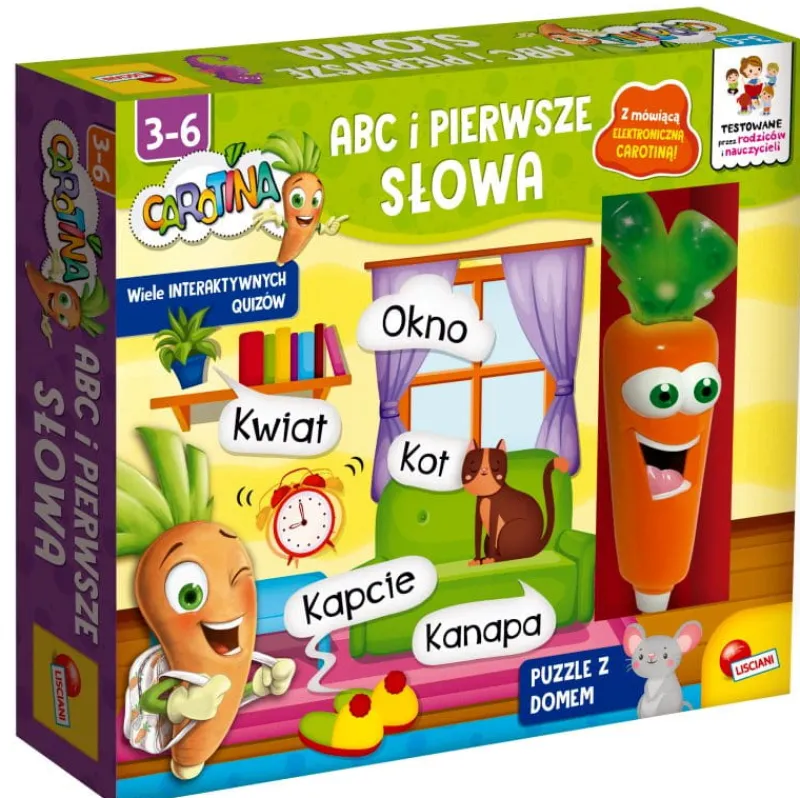 LISCIANI GIOCHI Carotina ABC i pierwsze słowa LISCIANI