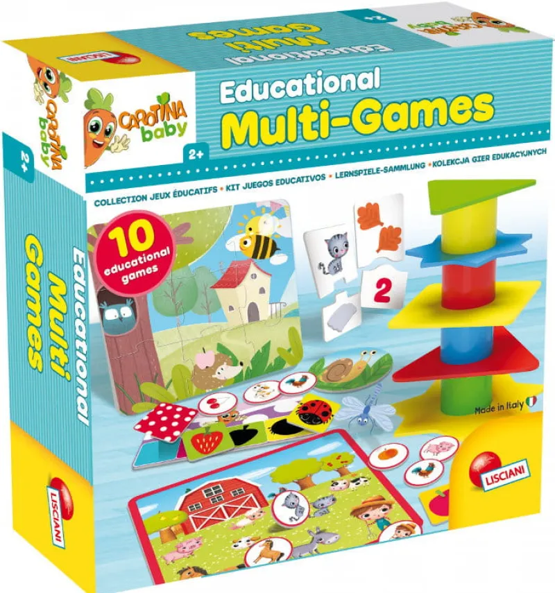 LISCIANI GIOCHI Carotina baby Zestaw gier edukacyjnych