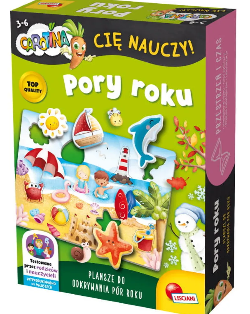 LISCIANI GIOCHI Carotina cię nauczy! Pory roku 102389 LISCIANI