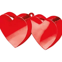 AMSCAN Ciężarek do balonów foliowych 170g czerwone serca 11711
