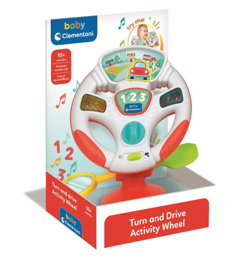 CLEMENTONI baby Kierownica interaktywna elektroniczna 17929