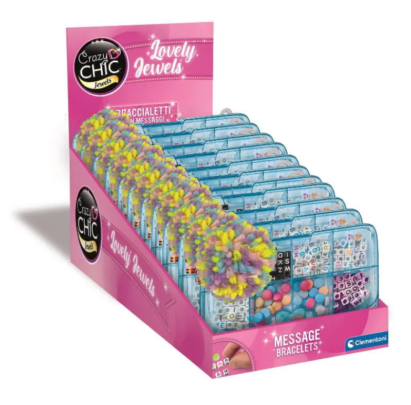 CLEMENTONI Crazy chic Fabryka wiadomości koraliki 18187 p14 cena za 1 szt