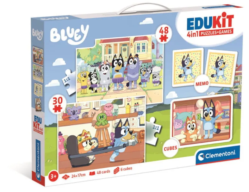 CLEMENTONI Edukit 4w1 Bluey 18320