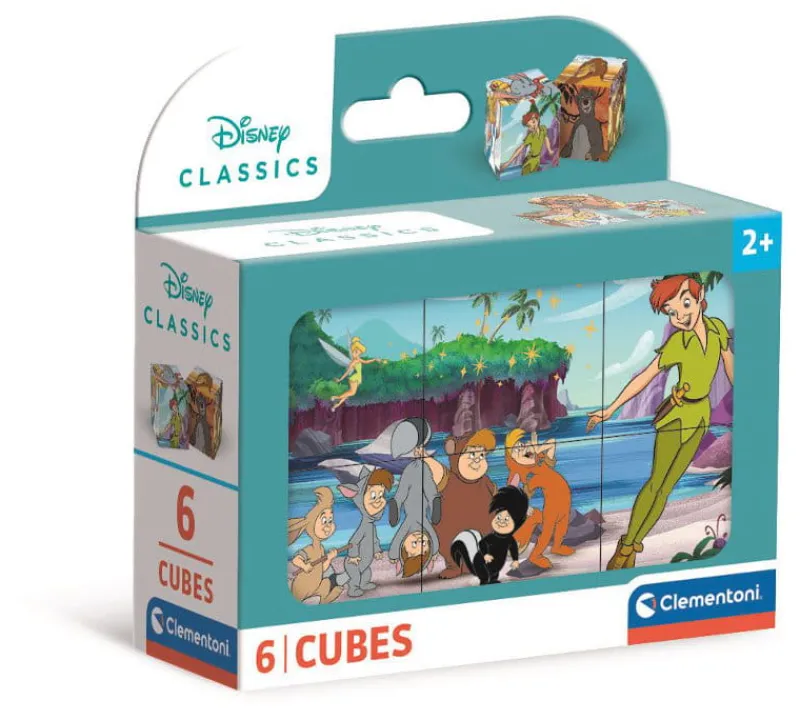 CLEMENTONI Klocki obrazkowe 6el Disney Classic 40657