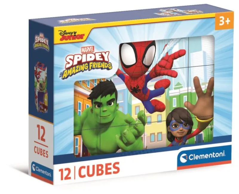 CLEMENTONI Klocki obrazkowe 12el Spidey 41198