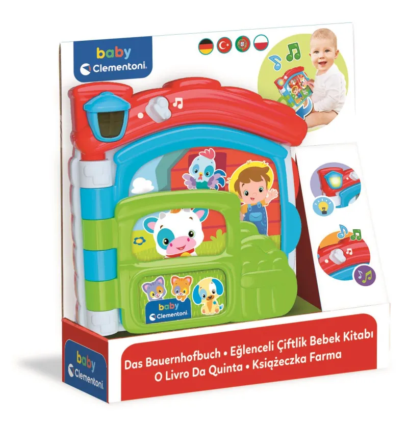 CLEMENTONI Książeczka Farma edukacyjna 17652