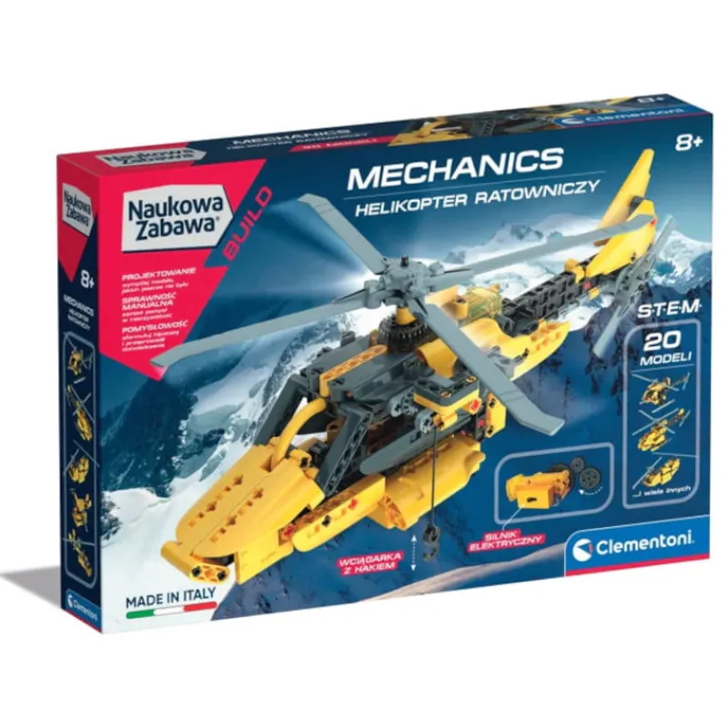 CLEMENTONI Laboratorium mechaniki. Helikopter ratowniczy 50687