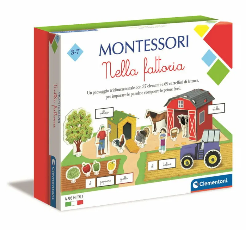 CLEMENTONI Montessori Na farmie 50693