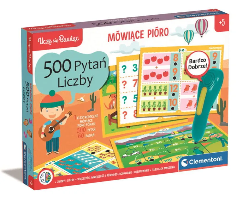 CLEMENTONI Mówiące Pióro 500 pytań Liczby 50783 p6