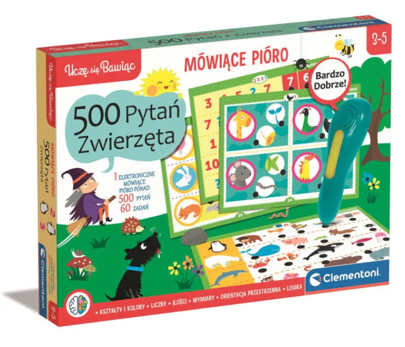 CLEMENTONI Mówiące Pióro 500 pytań Zwierzęta 50781 p6