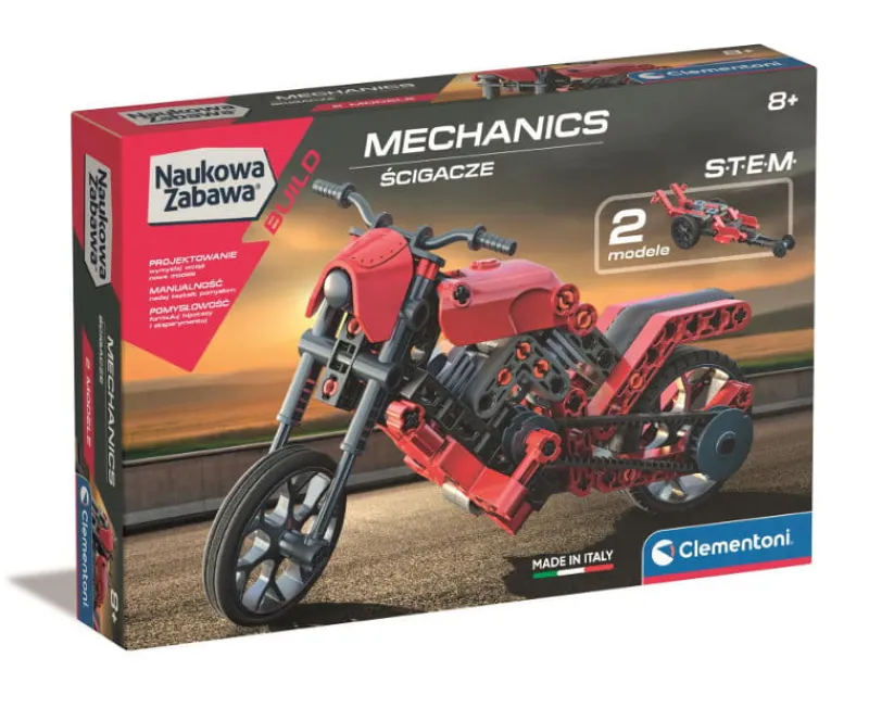 CLEMENTONI Naukowa zabawa. Laboratorium mechaniki. Ścigacze 50789 p6