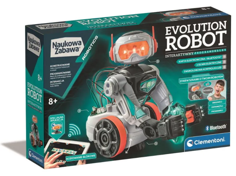 CLEMENTONI Naukowa zabawa. EVOLUTION ROBOT 2.0 50818