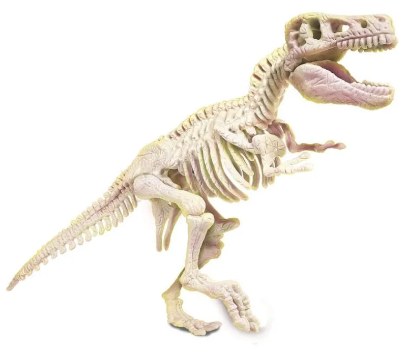 CLEMENTONI Naukowa zabawa. Skamieniałości. T-Rex fluorescencyjny 50858