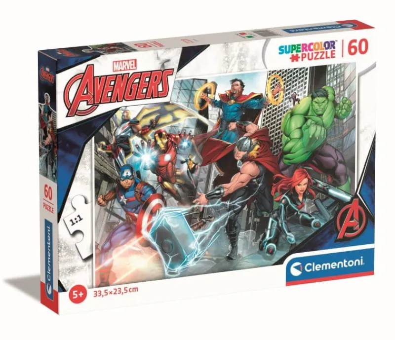 CLEMENTONI PUZZLE 60 EL AVENGERS SUPER COLOR
