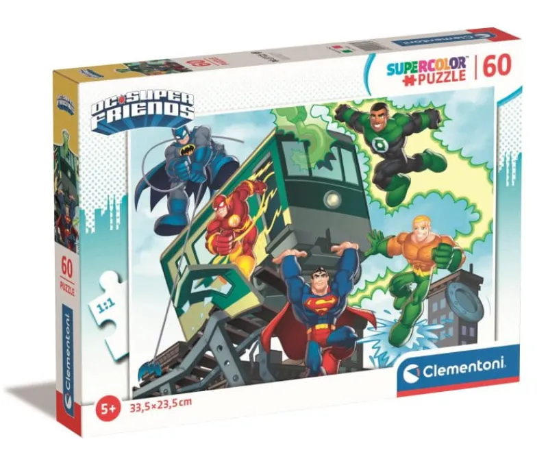 CLEMENTONI PUZZLE 60 EL DC SUPER FRIENDS COMICS