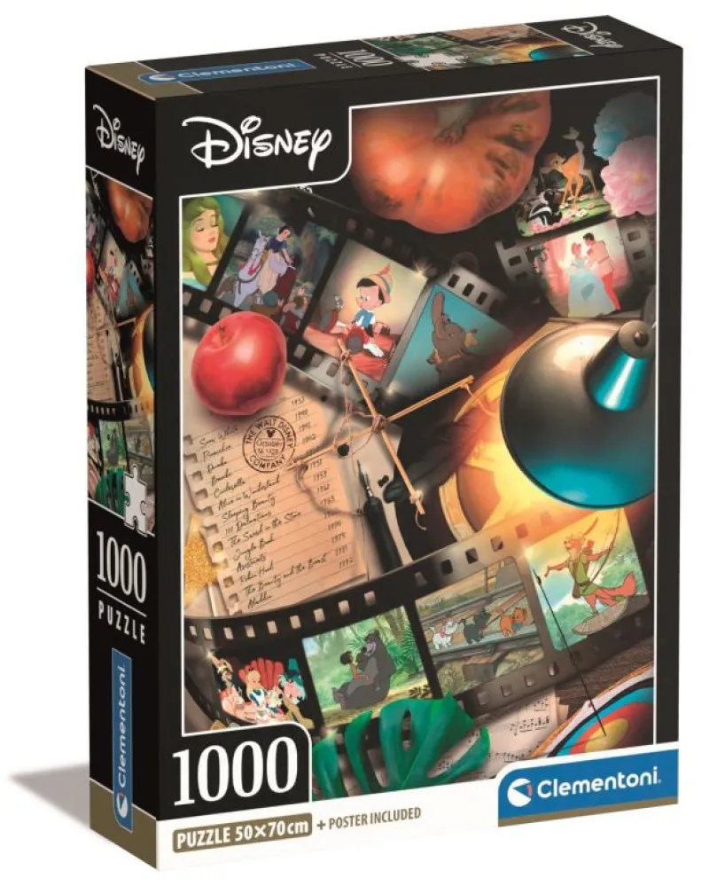 CLEMENTONI Puzzle 1000el Compact Disney Classic Movies 39810