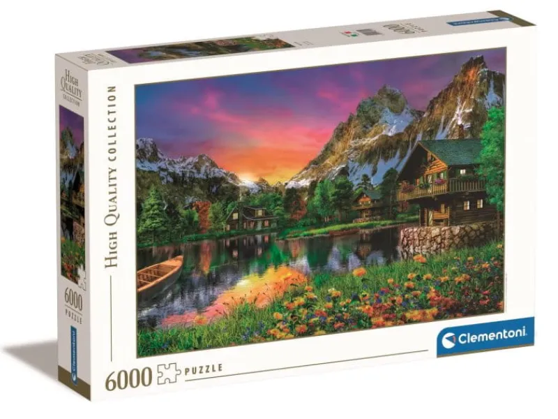 CLEMENTONI Puzzle 6000el Jezioro alpejskie. Alpine Lake 36531 p4
