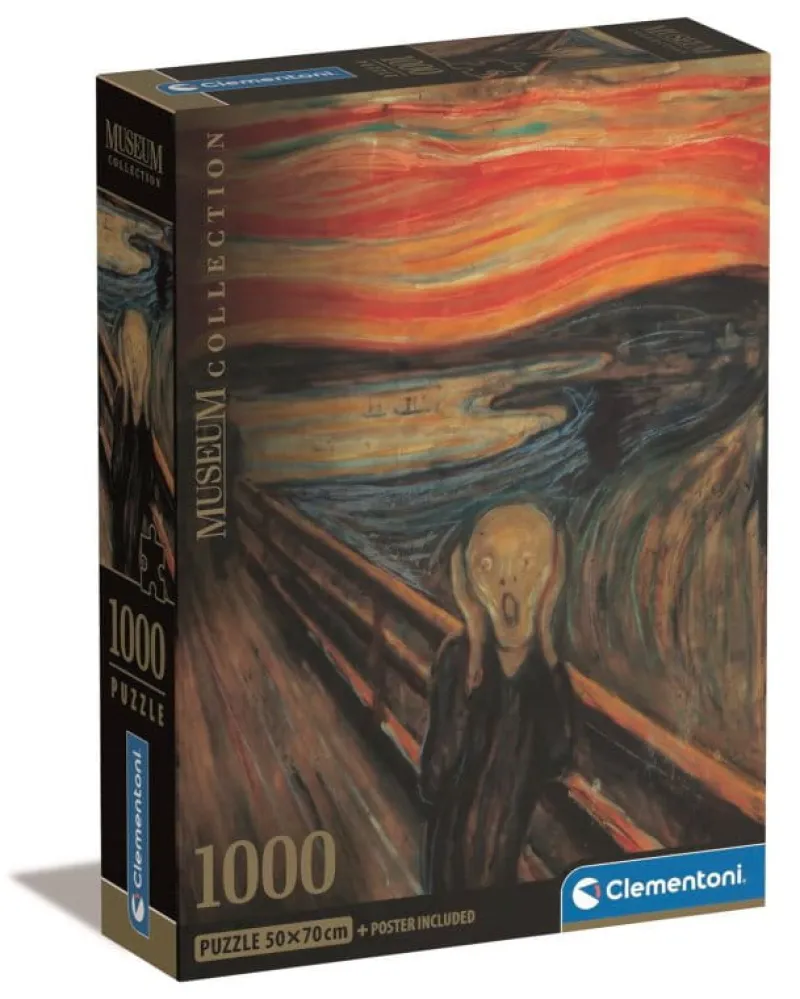 CLEMENTONI Puzzle 1000el Krzyk. Museum L'Urlo Di Munch 39791 p6