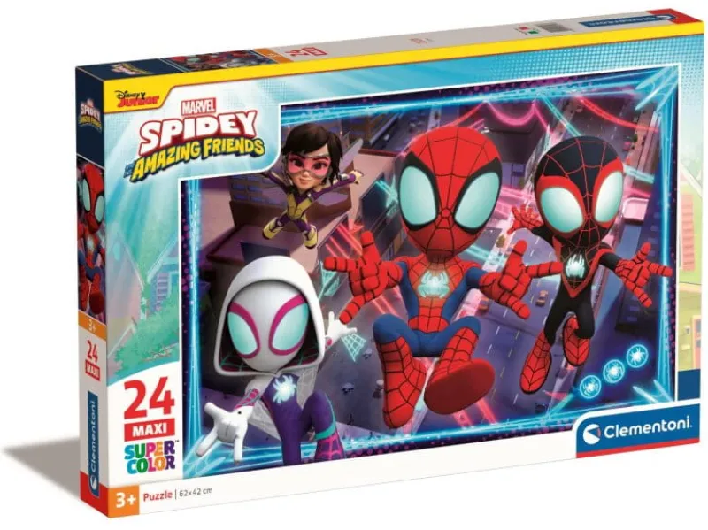 CLEMENTONI Puzzle 24el Maxi SuperColor Spidey and His Amazing Friend 28527