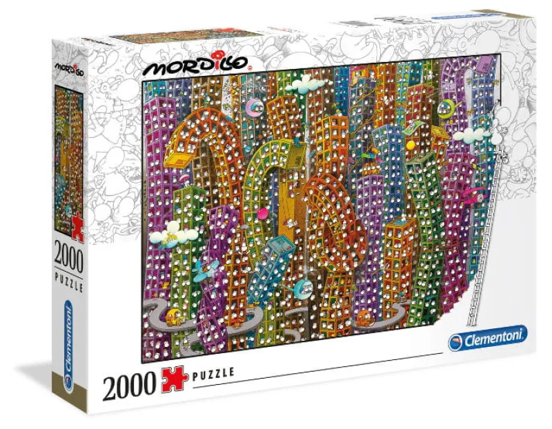 CLEMENTONI Puzzle 2000el Mordillo. Dżungla 32565 p6