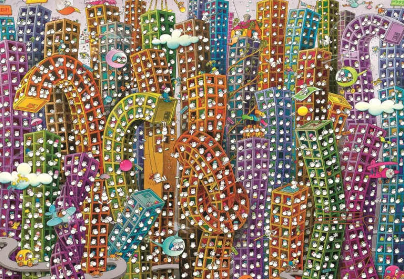 CLEMENTONI Puzzle 2000el Mordillo. Dżungla 32565 p6
