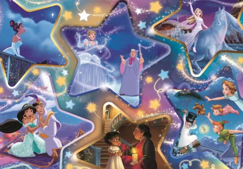 CLEMENTONI Puzzle 104el SuperColor Disney Magical Moments 25766