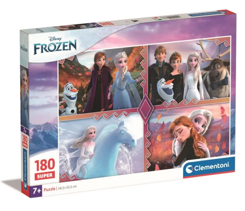 CLEMENTONI Puzzle 180el Super Frozen Kraina Lodu 29786