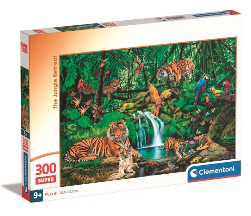CLEMENTONI Puzzle 300el Super Odosobnienie w dżungli. The Jungle Retreat 21721