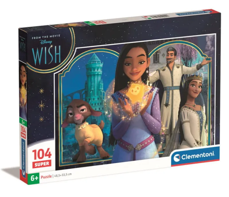CLEMENTONI Puzzle 104el Super Wish. Disney 27148
