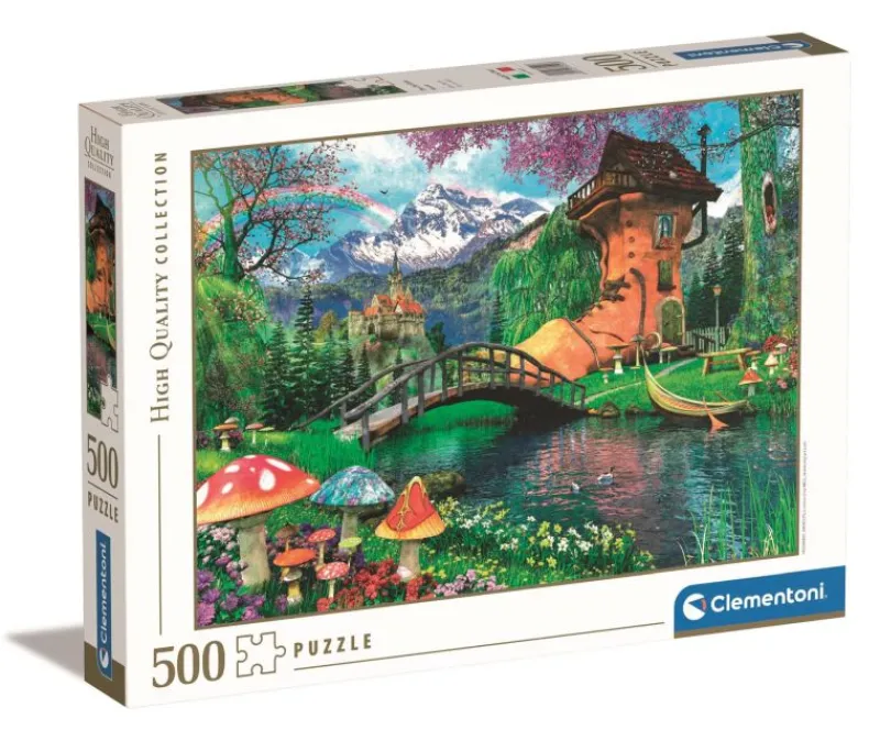 CLEMENTONI Puzzle 500el The Old Shoe House 35522