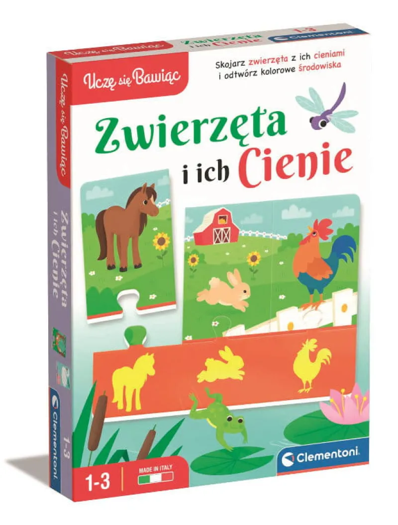 CLEMENTONI Zwierzęta i ich cienie 50762