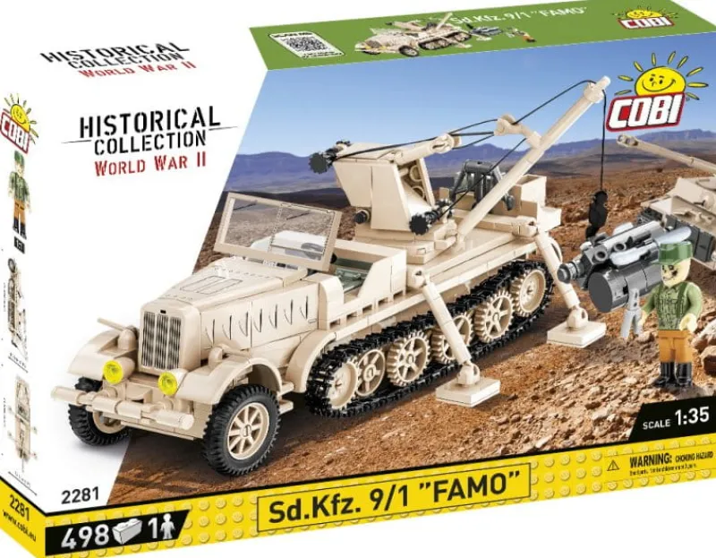 COBI 2281 Historical Collection WWII SD.KFZ.9/1 "FAMO" 498 klocków