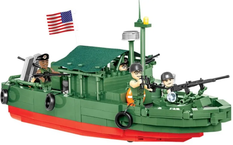 COBI 2238 Historical Collection Vietnam War Wojna w Wietnamie Patrol Boat River Mk II