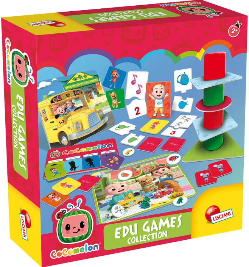 LISCIANI GIOCHI Cocomelon Kolekcja gier edukacyjnych 90914 LISCIANI