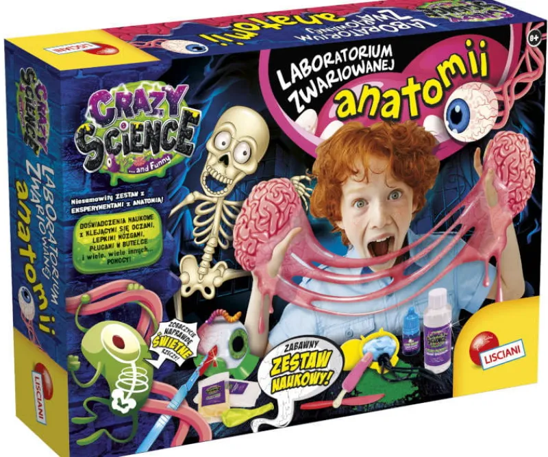 LISCIANI GIOCHI Crazy Science Laboratorium zwariowanej anatomii 80663 LISCIANI