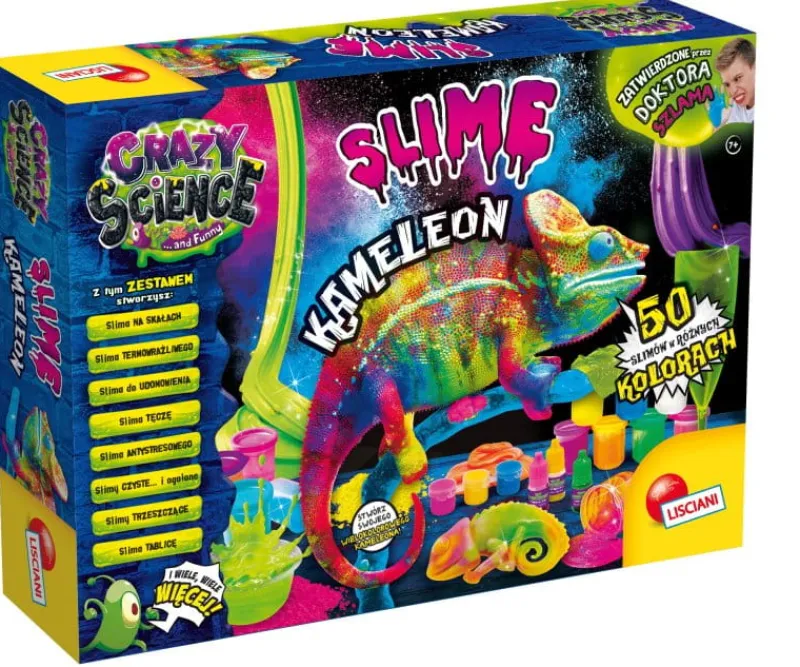 LISCIANI GIOCHI Crazy Science Slime Kameleon 89246 LISCIANI p6