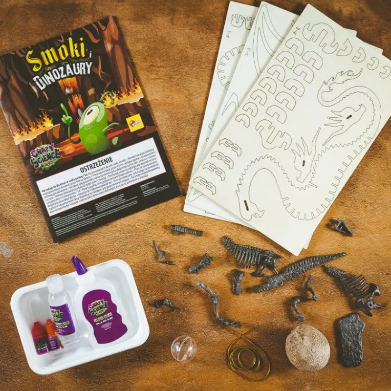 LISCIANI GIOCHI Crazy Science Smoki i dinozaury Zestaw naukowy 89390 LISCIANI p6