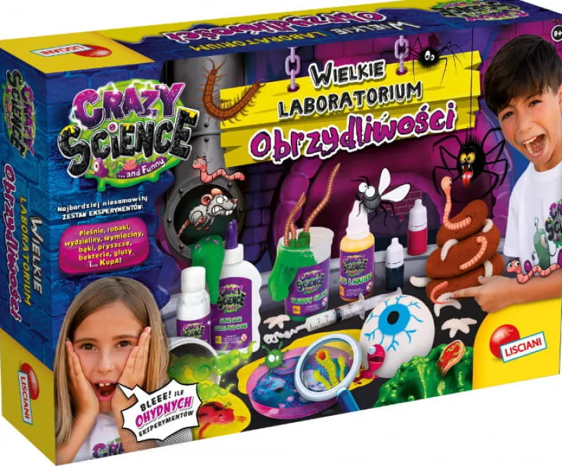 LISCIANI GIOCHI Crazy science Wielkie Labolatorium Obrzydliwości