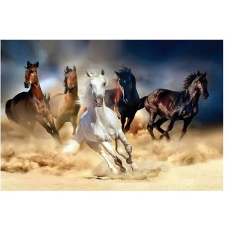 NORIMPEX Diamentowa mozaika 5D Konie w galopie 30x40cm 1006299