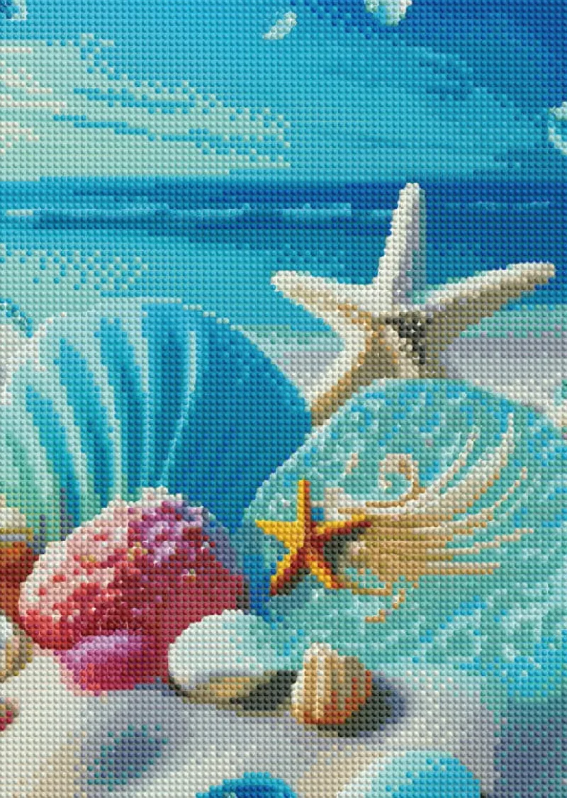 NORIMPEX Diamentowa mozaika Skarby wybrzeża 30x40cm 2001390