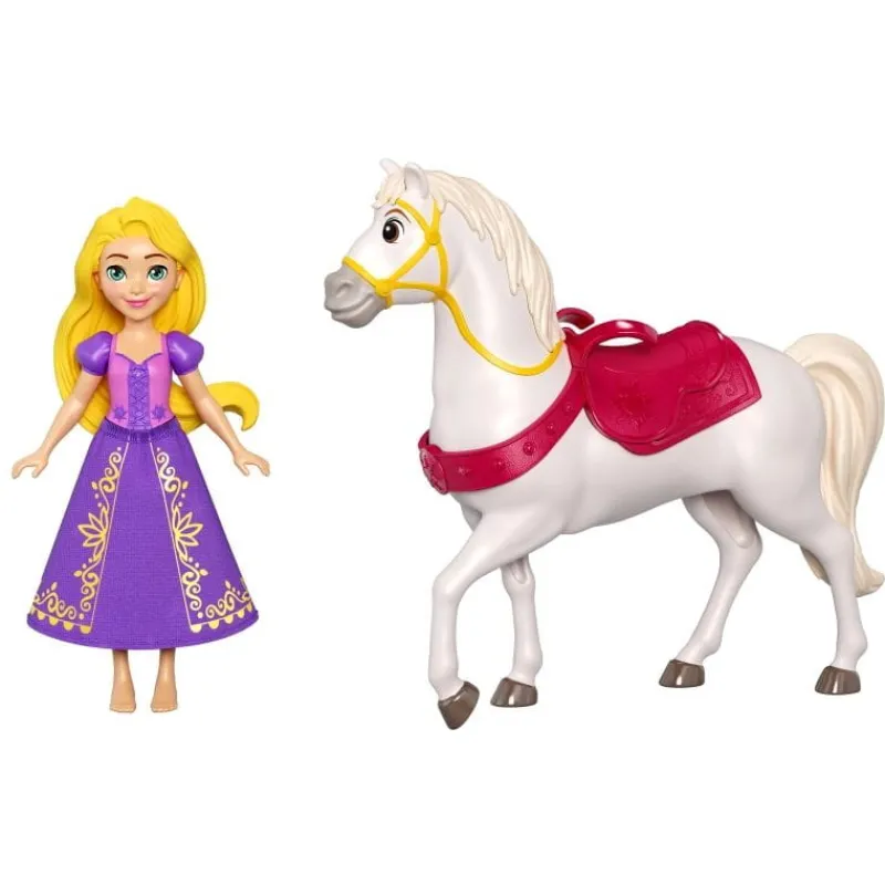 MATTEL Disney Princess Mała lalka Roszpunka i Maksimus HLW84 HLW82