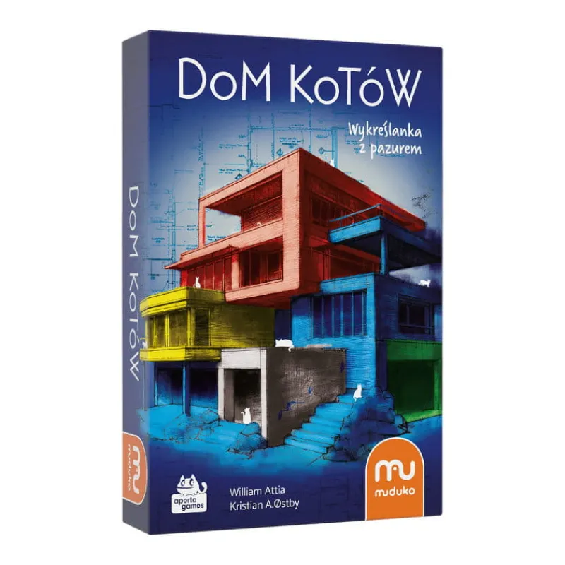 MUDUKO Dom kotów. Wykreślanka z pazurem gra