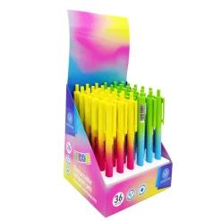 ASTRA Długopis automatyczny soft touch 0,7mm PEN Gradient NEON 201024001 p36 mix cena za 1 szt