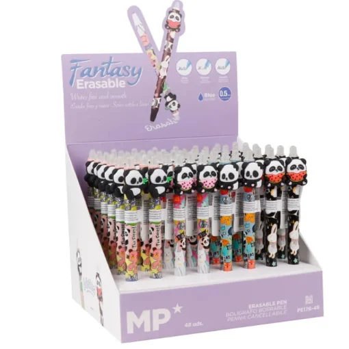 MAIN PAPER Długopis ścieralny 0.5 mm Panda PE176-49 p48 mix cena za 1 szt