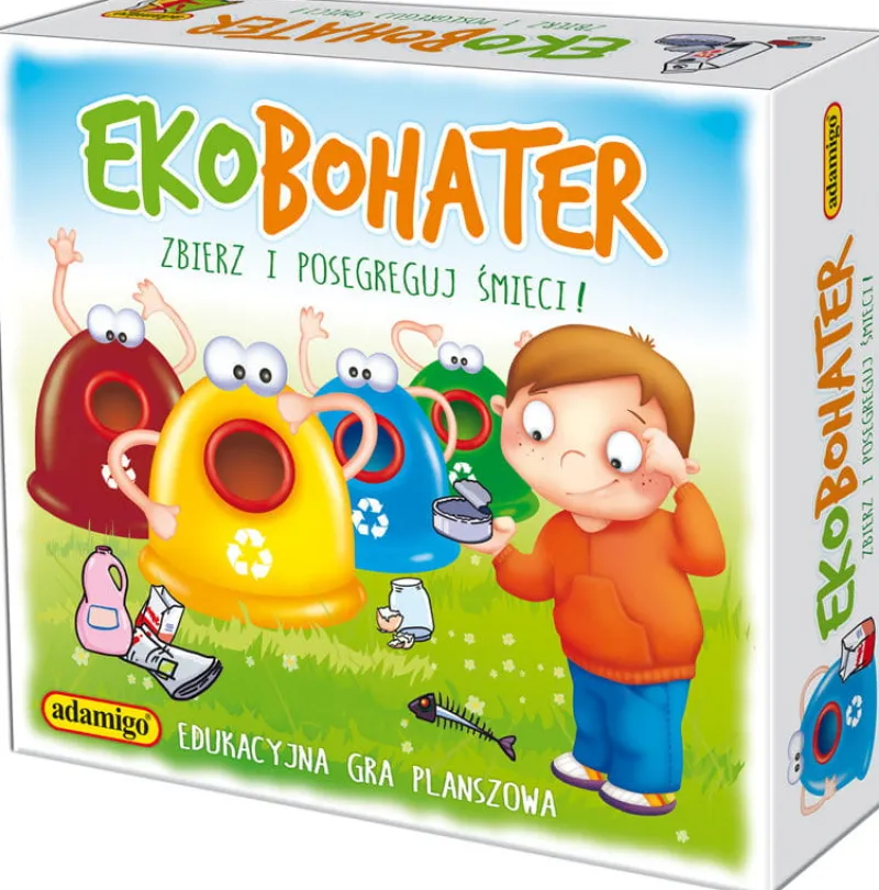 ADAMIGO Ekobohater - edukacyjna gra planszowa